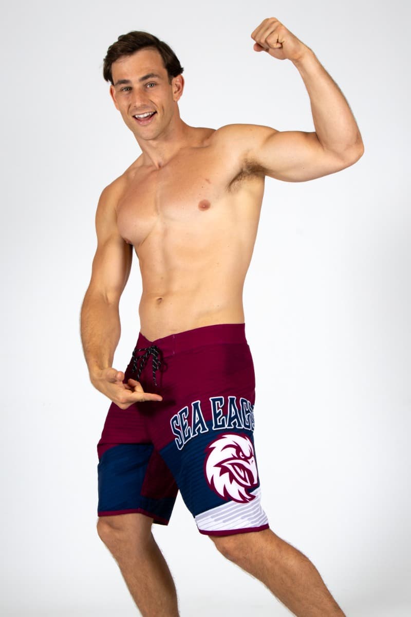 Manly Sea Eagles 2025 NRL Mens Barrel Board Shorts