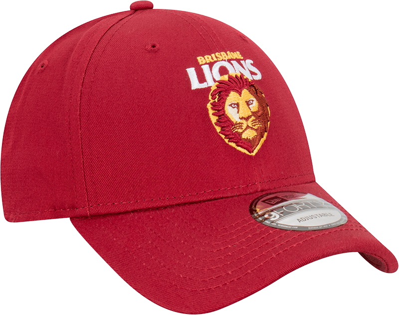 Brisbane Lions Official Team Colours 9FORTY Cloth Strap Cap