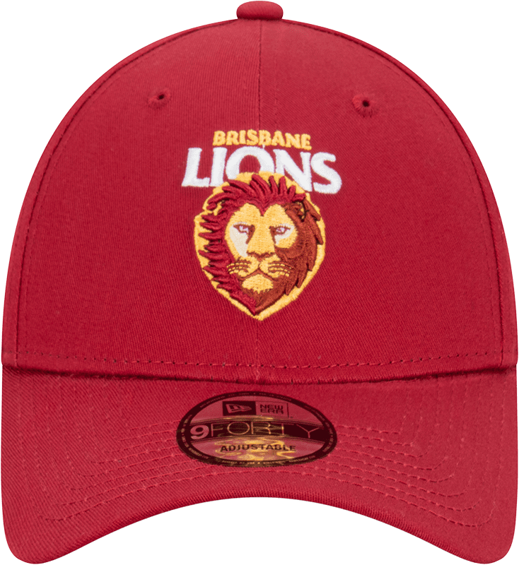 Brisbane Lions Official Team Colours 9FORTY Cloth Strap Cap