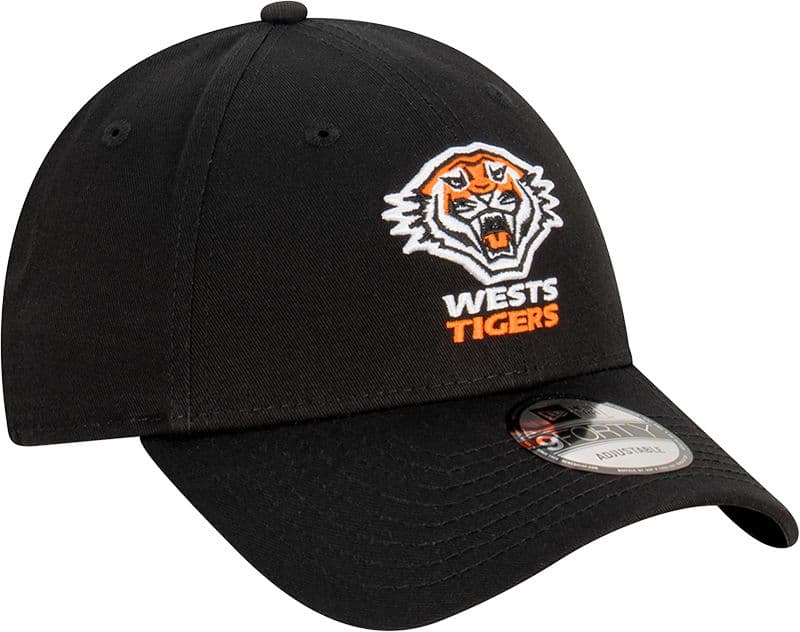 Wests Tigers NRL New Era 9Forty Colours Cloth Strap Cap