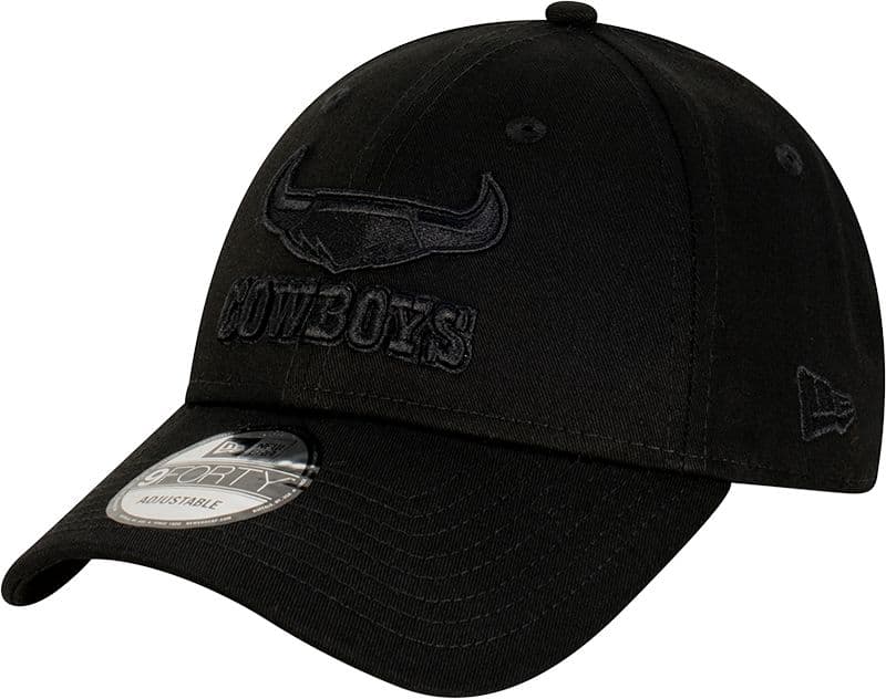 North Queensland Cowboys NRL Black on Black 9Forty Snapback Cap North Queensland Cowboys NRL Black on Black 9Forty Snapback Cap