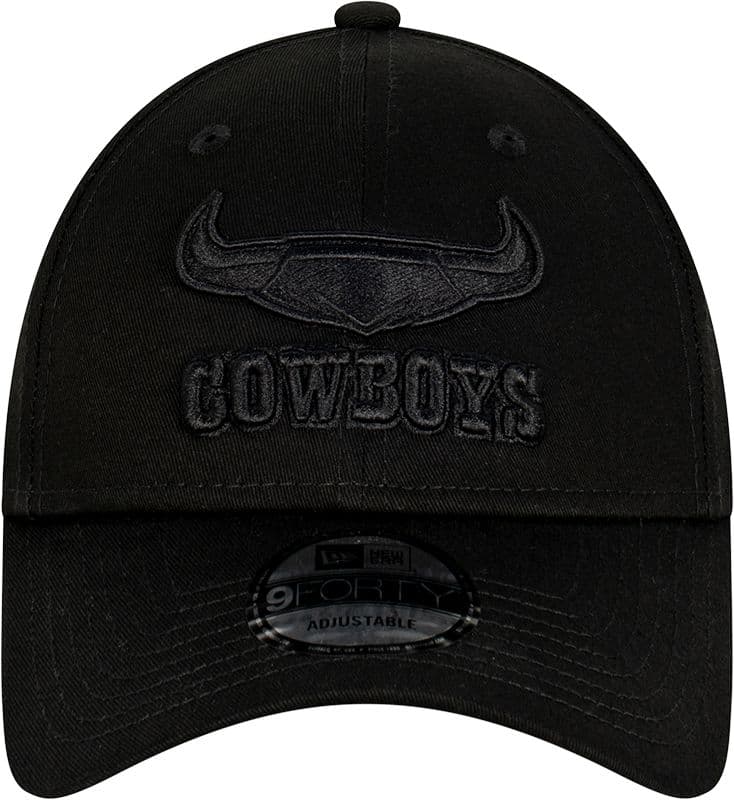 North Queensland Cowboys NRL Black on Black 9Forty Snapback Cap North Queensland Cowboys NRL Black on Black 9Forty Snapback Cap