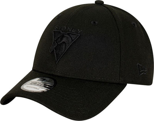 Sydney Swans AFL Adults New Era Black 9FORTY Snapback Cap