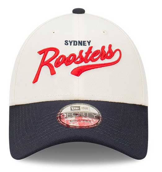 Sydney Roosters New Era 2Tone Script 9FORTY Snapback Cap