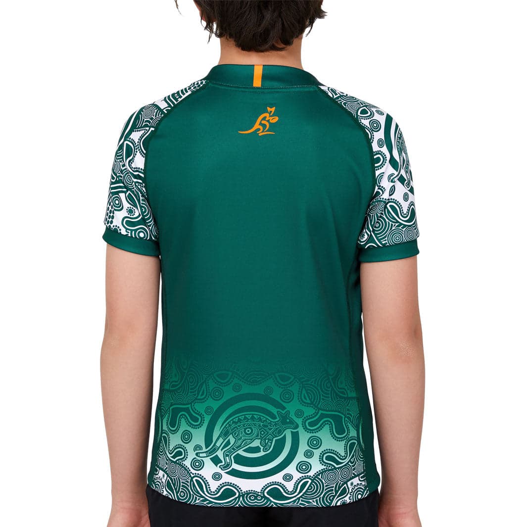Australian Wallabies 2021 Kids Alternate Indigenous Jersey