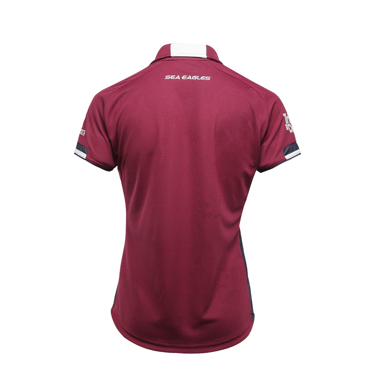 Manly Sea Eagles Ladies Media Polo Shirt Maroon Manly Sea Eagles Ladies Media Polo Shirt Maroon