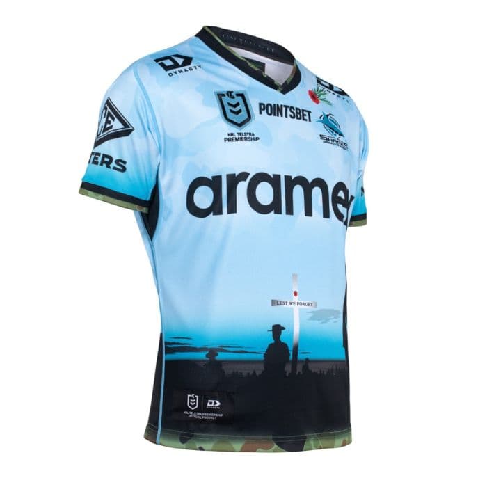 Cronulla Sharks NRL Mens Anzac Jersey