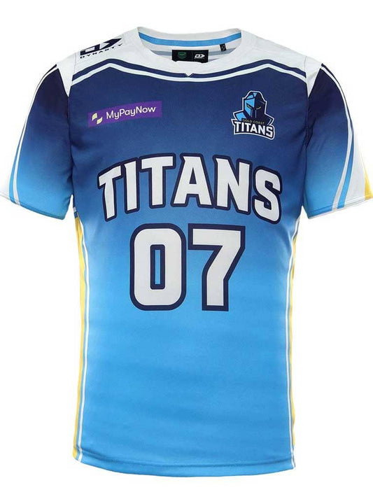 Gold Coast Titans Mens Warm Up Tee Gold Coast Titans Mens Warm Up Tee