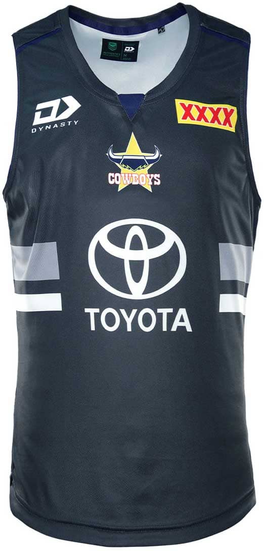North Queensland Cowboys NRL Mens Alternate Training Singlet