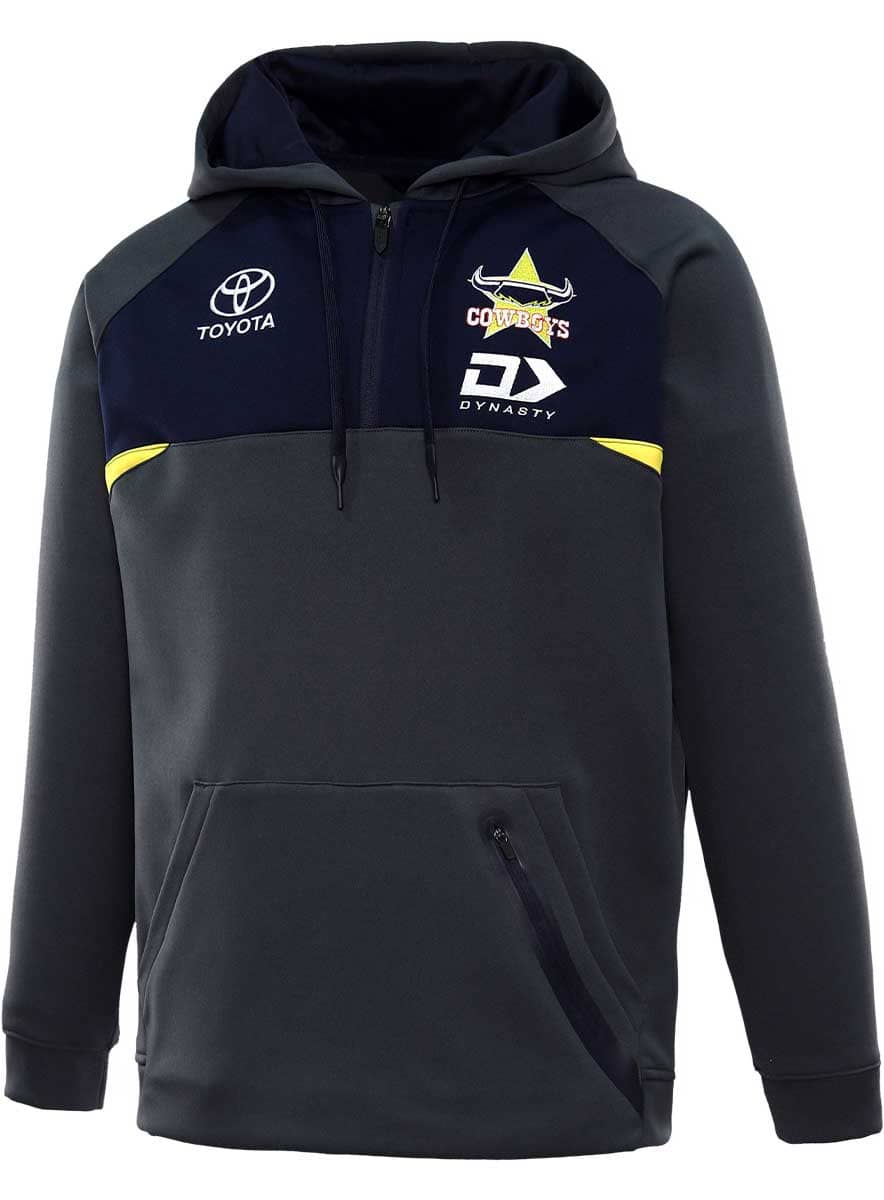 North Queensland Cowboys NRL Mens 1/4 Zip Hoodie North Queensland Cowboys NRL Mens 1/4 Zip Hoodie