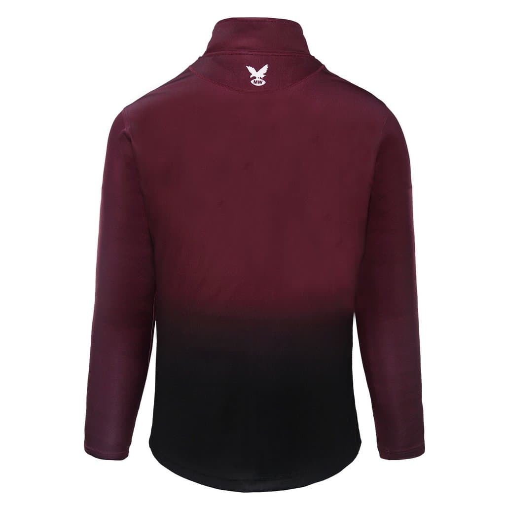 Manly Sea Eagles NRL Mens Qtr Zip Long Sleeve Training Tee