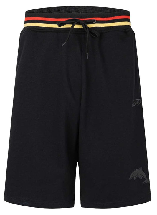 Redcliffe Dolphins 2023 NRL Mens Fleece Travel Shorts Redcliffe Dolphins 2023 NRL Mens Fleece Travel Shorts