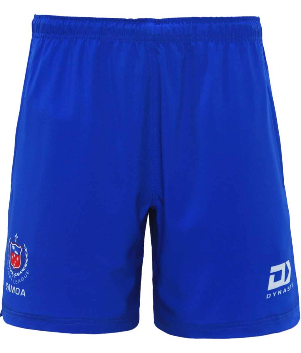 Toa Samoa 2024 Rugby League Royal Mens Gym Shorts