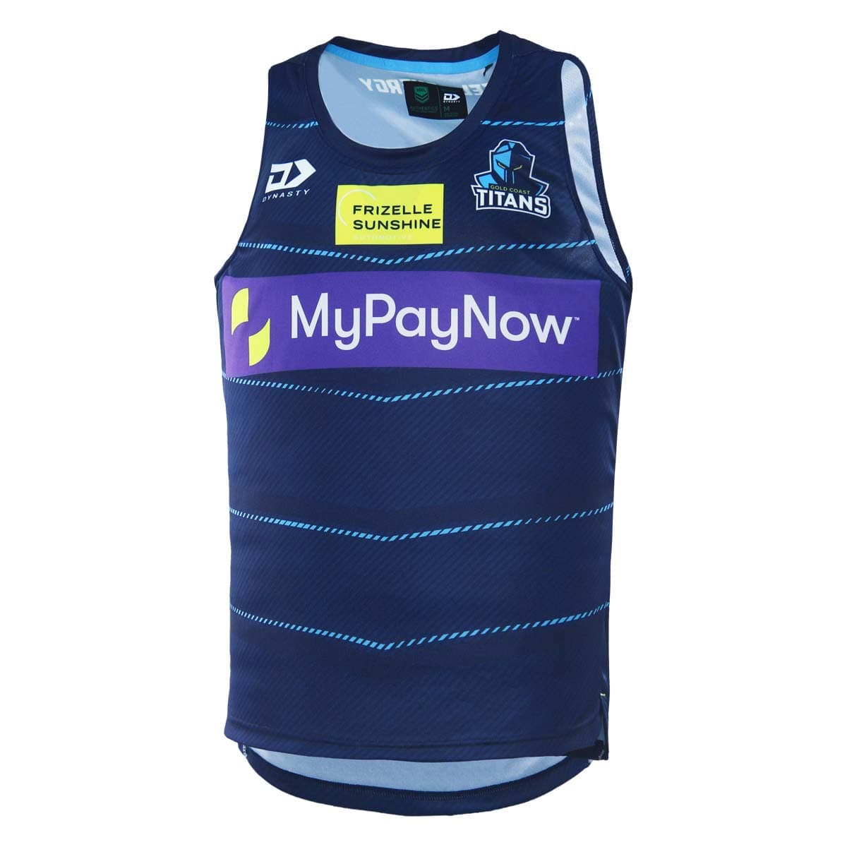 Gold Coast Titans 2023 NRL Mens Alternate Training Singlet