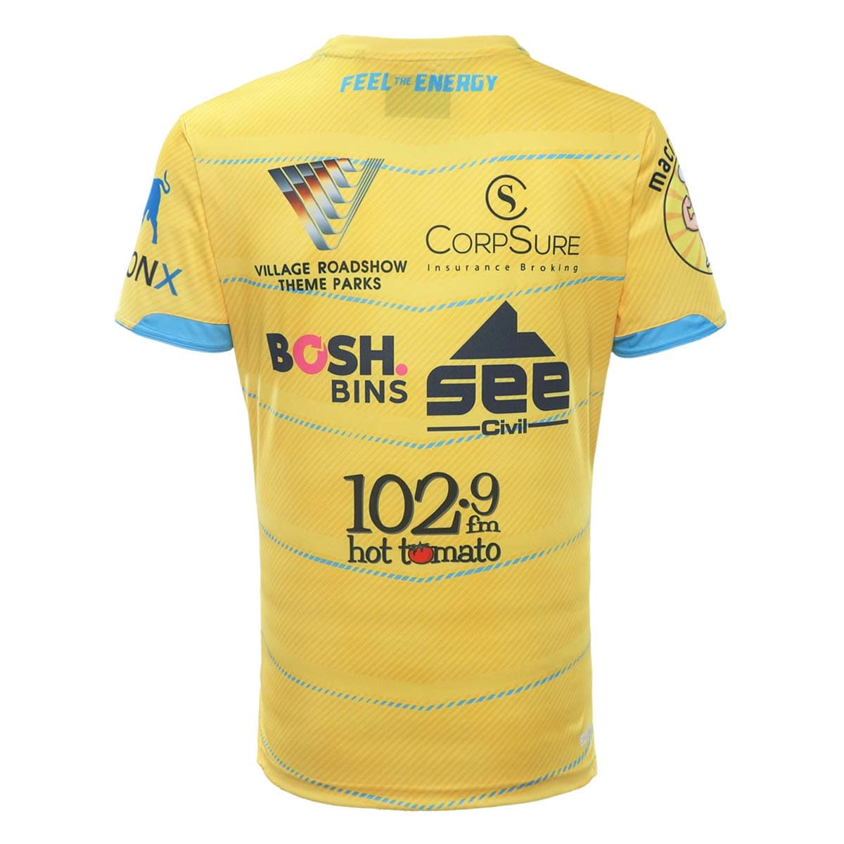 Gold Coast Titans 2023 NRL Mens Gold Training Shirt