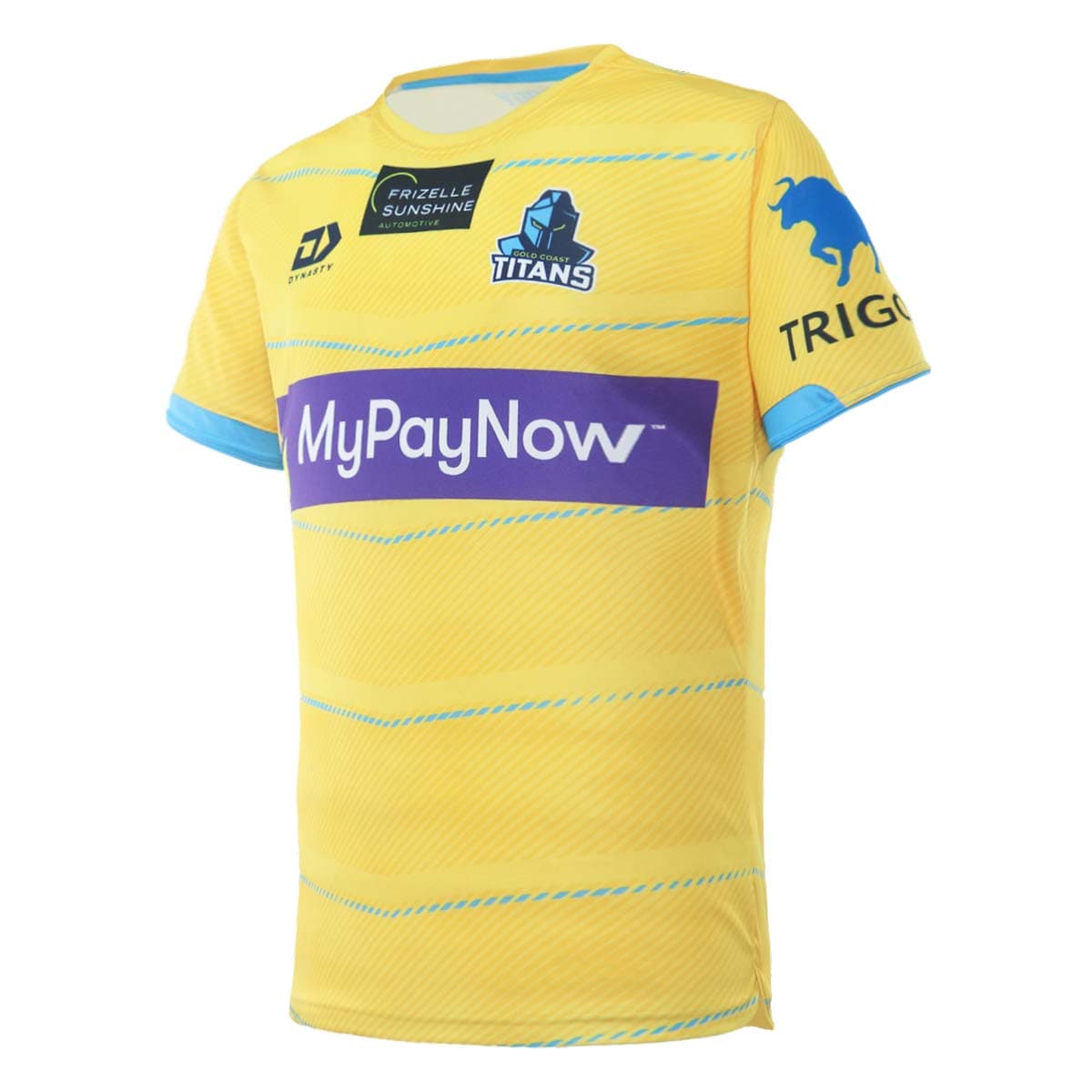 Gold Coast Titans 2023 NRL Mens Gold Training Shirt