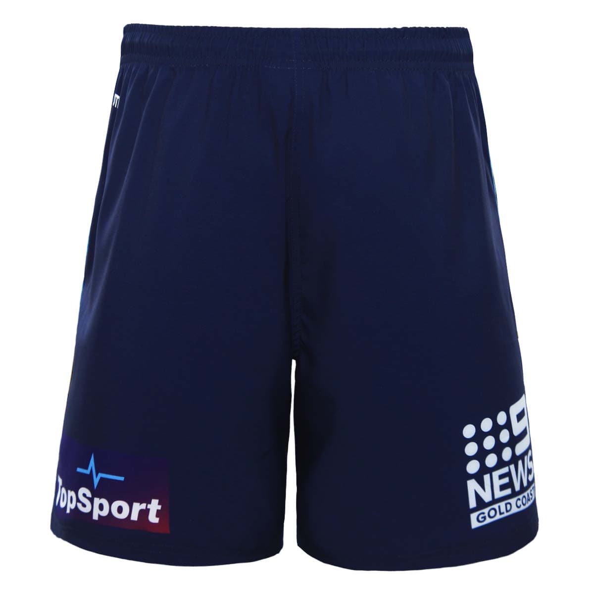 Gold Coast Titans 2023 NRL Mens Navy Gym Shorts