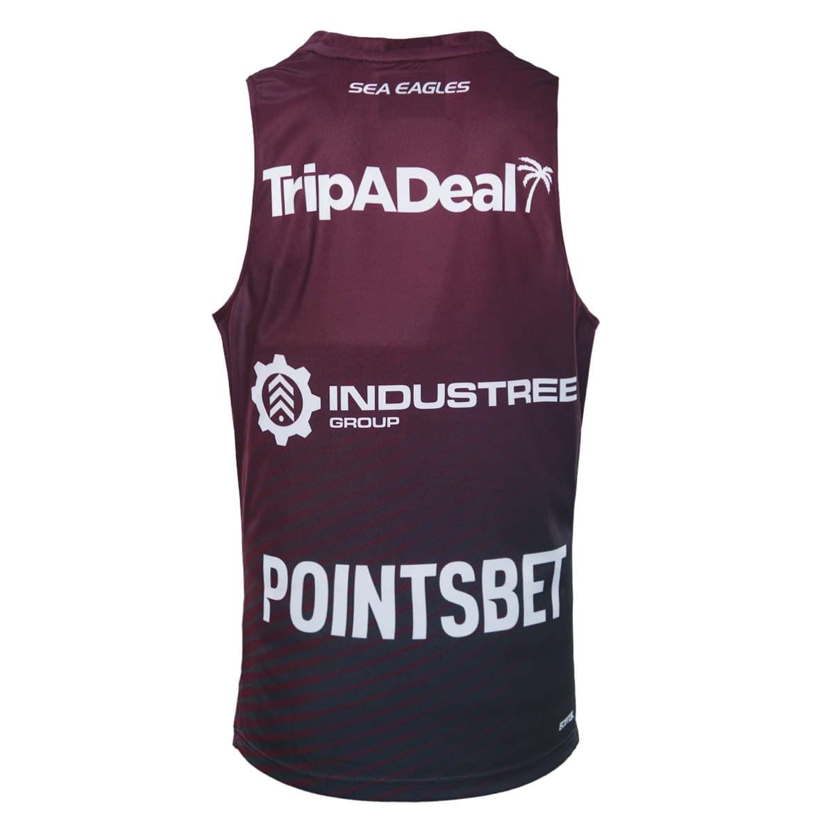 Manly Sea Eagles 2023 NRL Mens Maroon Training Singlet