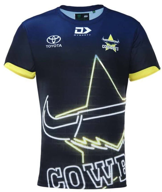 North Queensland Cowboys 2023 NRL Mens Warm Up Shirt North Queensland Cowboys 2023 NRL Mens Warm Up Shirt