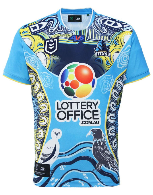 Gold Coast Titans 2024 NRL Mens Indigenous Jersey Gold Coast Titans 2024 NRL Mens Indigenous Jersey