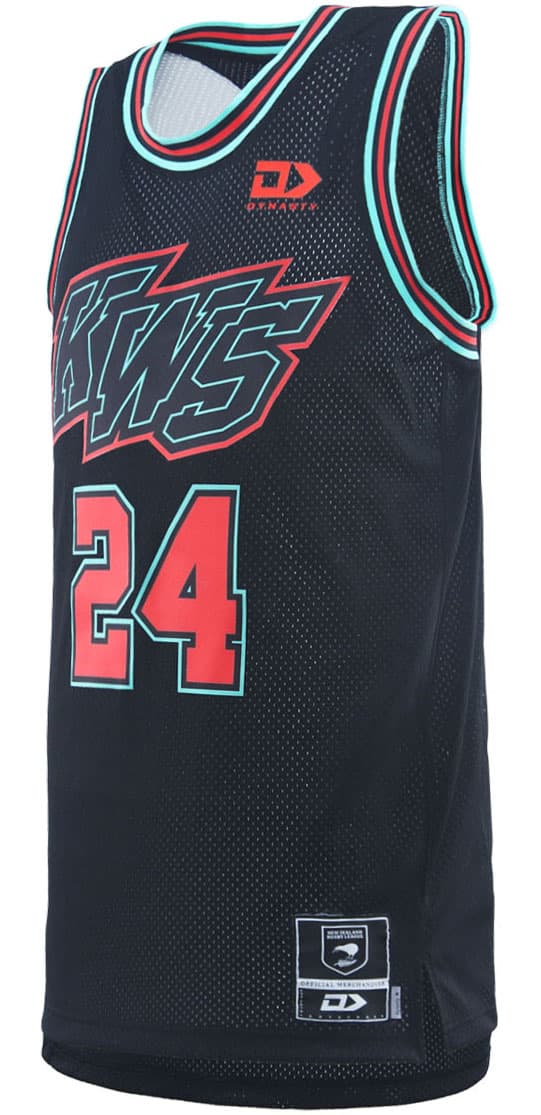 New Zealand Kiwis 2025 NRL Mens Basketball Singlet
