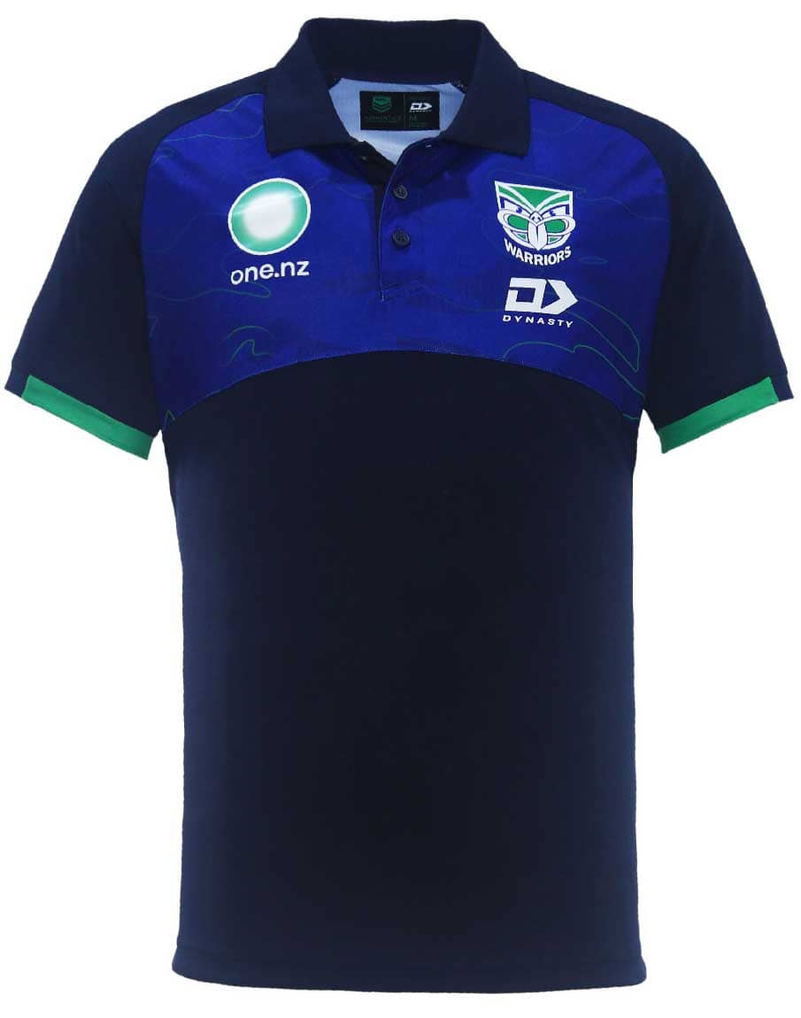 New Zealand Warriors 2024 NRL Mens Media Polo Shirt New Zealand Warriors 2024 NRL Mens Media Polo Shirt