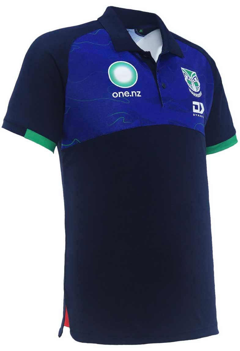 New Zealand Warriors 2024 NRL Mens Media Polo Shirt New Zealand Warriors 2024 NRL Mens Media Polo Shirt