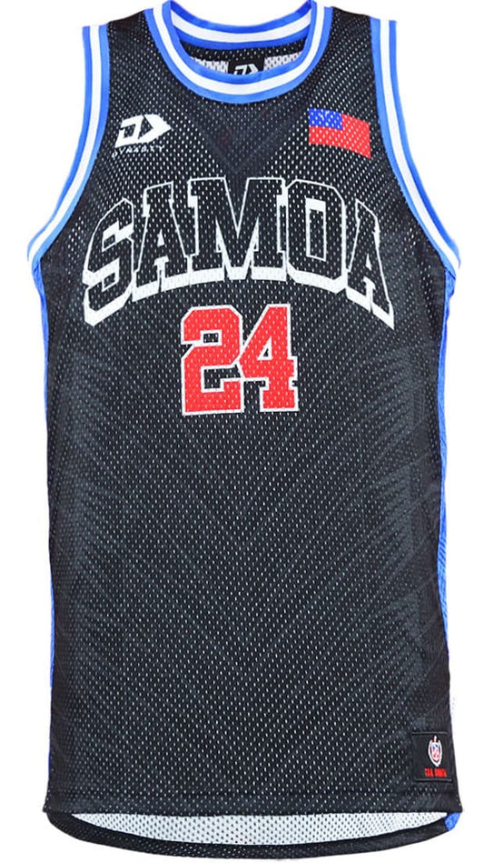Toa Samoa 2025 RL Mens Basketball Singlet Toa Samoa 2025 RL Mens Basketball Singlet