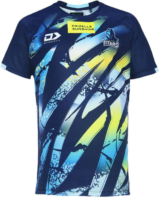 Gold Coast Titans 2024 NRL Mens Alternate Training Shirt Gold Coast Titans 2024 NRL Mens Alternate Training Shirt
