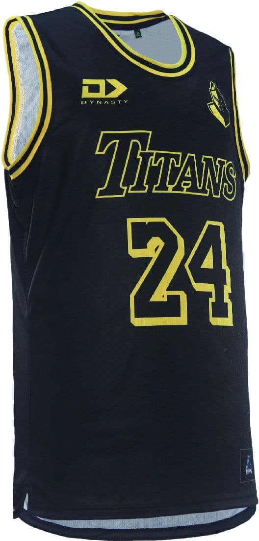 Gold Coast Titans 2024 NRL Mens Basketball Singlet