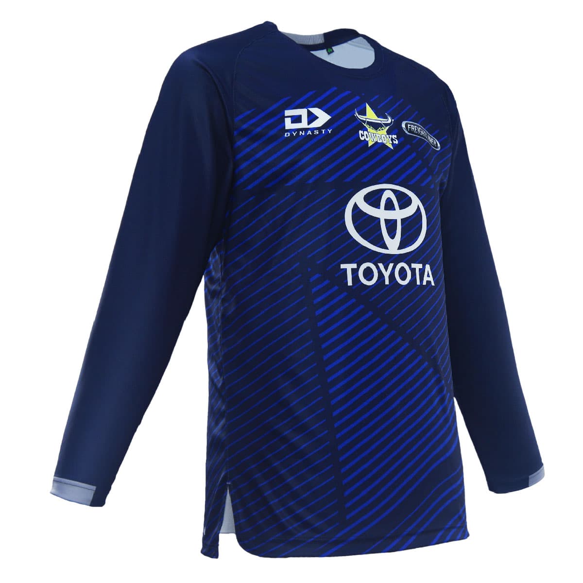 North Queensland Cowboys 2024 NRL Mens Navy Long Sleeve Training Shirt North Queensland Cowboys 2024 NRL Mens Navy Long Sleeve Training Shirt