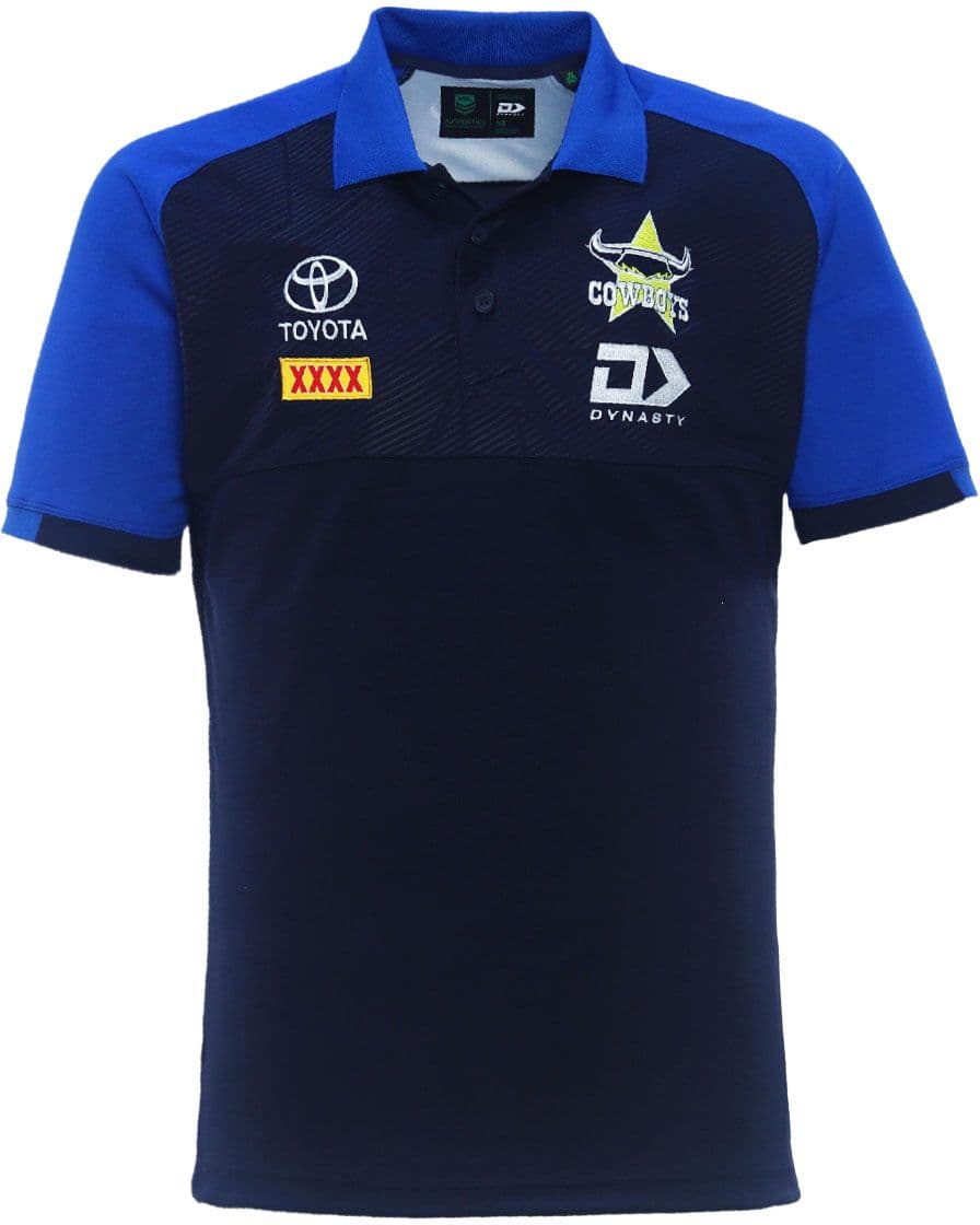 North Queensland Cowboys 2024 NRL Mens Media Polo Shirt North Queensland Cowboys 2024 NRL Mens Media Polo Shirt