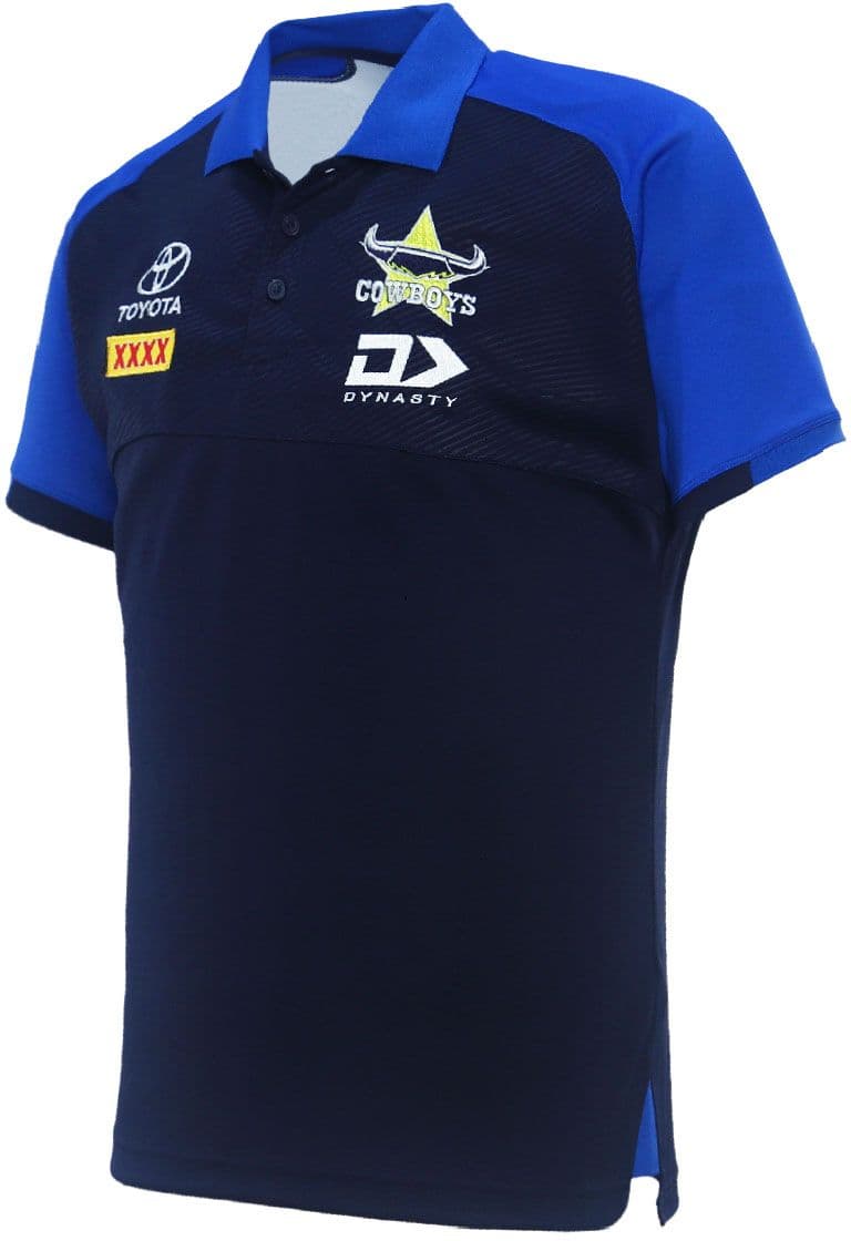 North Queensland Cowboys 2024 NRL Mens Media Polo Shirt North Queensland Cowboys 2024 NRL Mens Media Polo Shirt