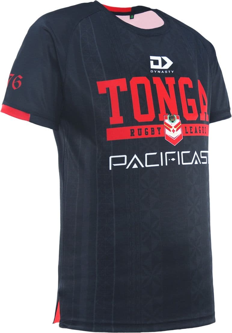 Tonga 2025 Rugby League Mens Coaches Shirt