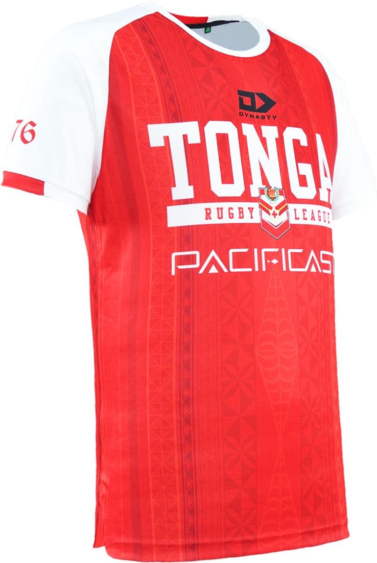 Tonga 2025 Rugby League Mens Training Shirt