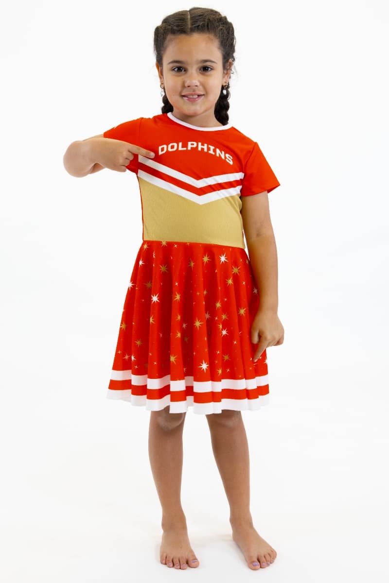 Dolphins 2025 NRL Girls NRL Superstar Dress Dolphins 2025 NRL Girls NRL Superstar Dress