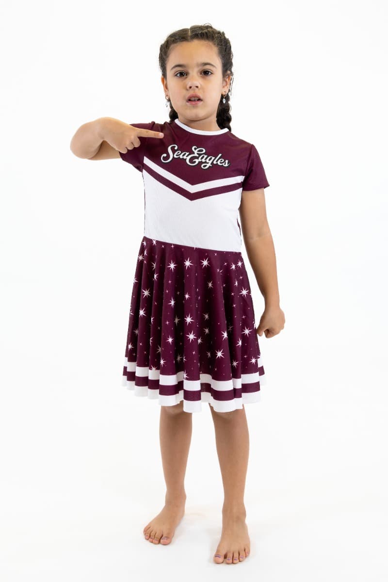 Manly Sea Eagles 2025 NRL Girls NRL Superstar Dress
