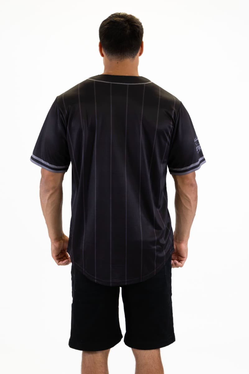 North Queensland Cowboys 2025 NRL Mens Blackout Baseball Shirt