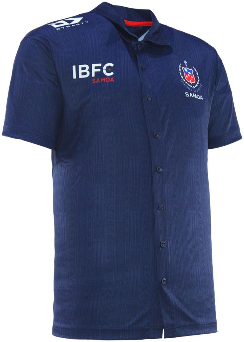 Toa Samoa 2026 NRL Mens Button Up Polo Shirt