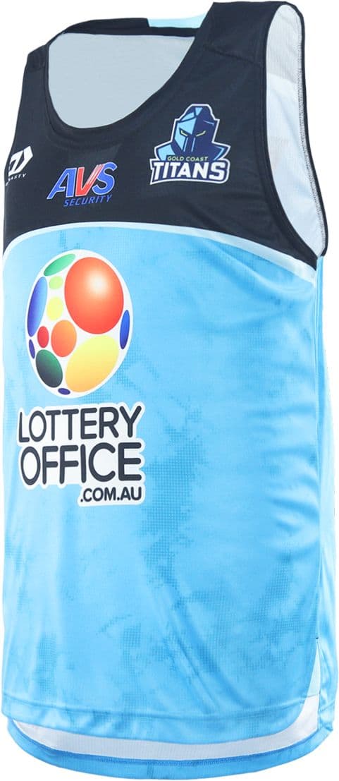 Gold Coast Titans 2025 NRL Mens Training Singlet