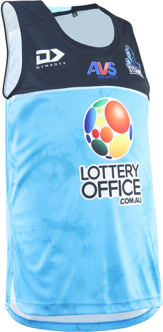 Gold Coast Titans 2025 NRL Mens Training Singlet Gold Coast Titans 2025 NRL Mens Training Singlet