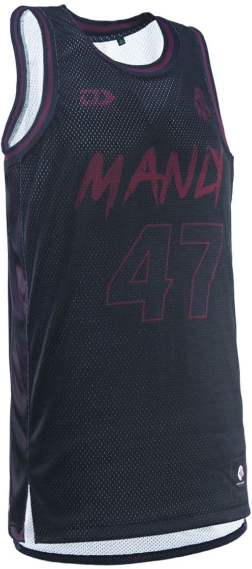 Manly Sea Eagles 2025 NRL Mens Basketball Singlet