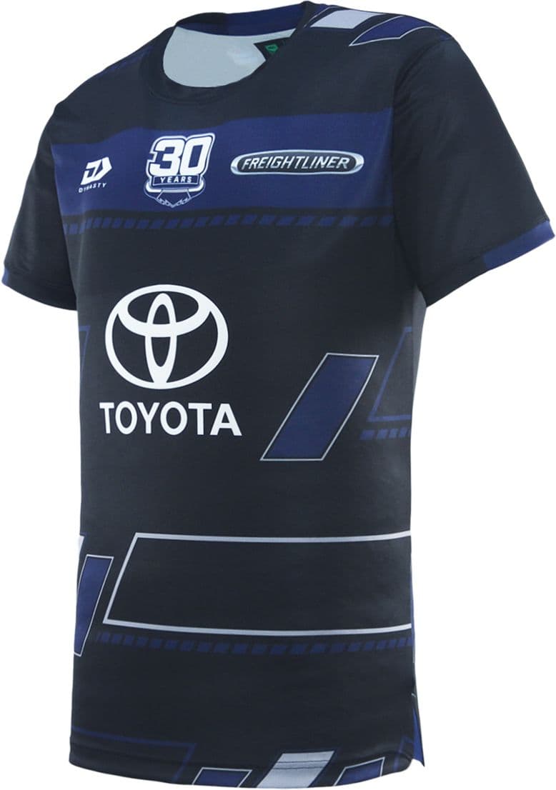 North Queensland Cowboys 2025 NRL Mens Black Training Shirt