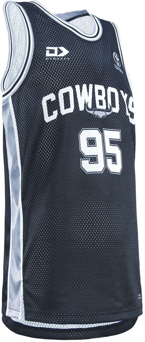 North Queensland Cowboys 2025 NRL Mens Basketball Singlet