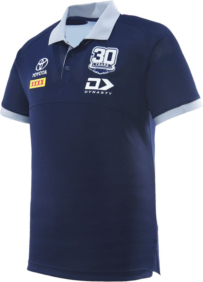 North Queensland Cowboys 2025 NRL Mens Media Polo Shirt