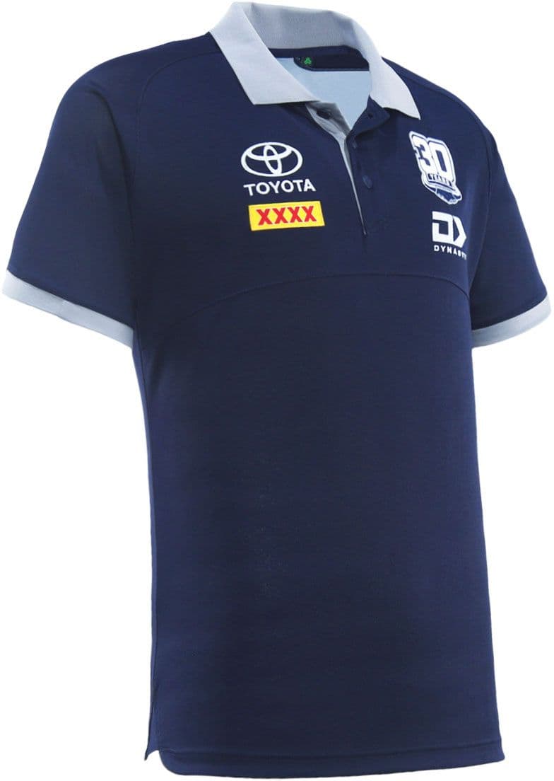 North Queensland Cowboys 2025 NRL Mens Media Polo Shirt