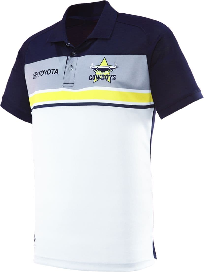 North Queensland Cowboys 2025 NRL Mens Throwback Polo Shirt North Queensland Cowboys 2025 NRL Mens Throwback Polo Shirt