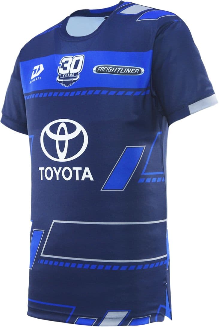 North Queensland Cowboys 2025 NRL Mens Navy Training Shirt North Queensland Cowboys 2025 NRL Mens Navy Training Shirt