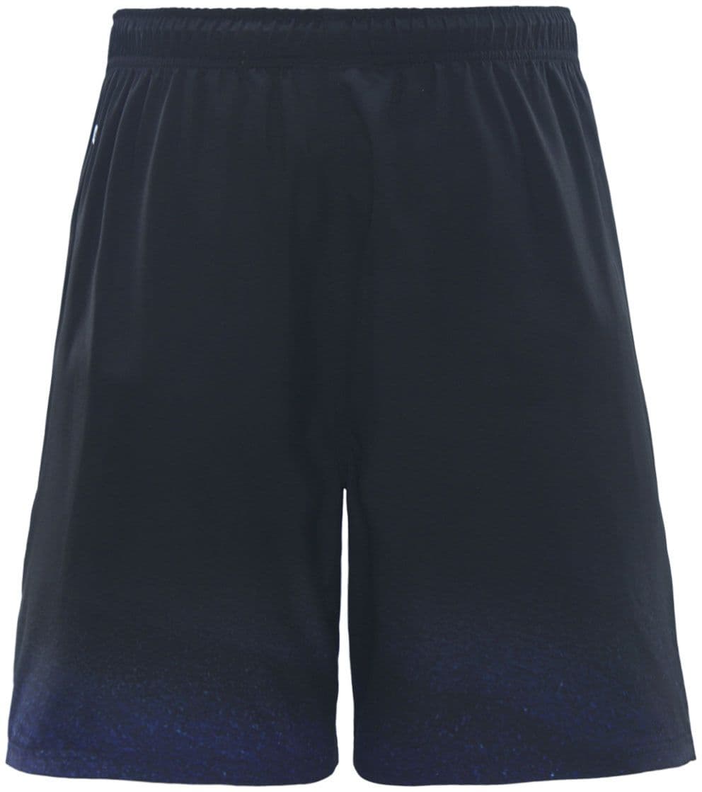 New Zealand Warriors 2025 NRL Mens Black Gym Shorts