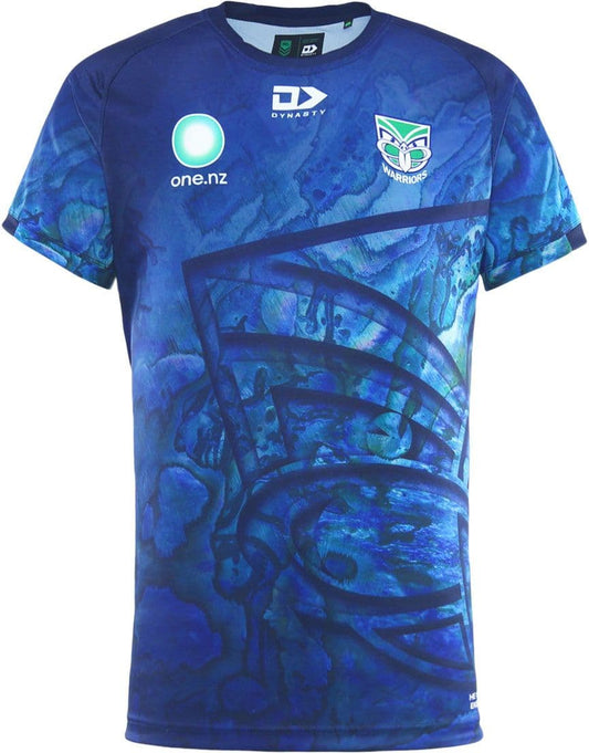 New Zealand Warriors 2025 NRL Mens Warm Up Shirt New Zealand Warriors 2025 NRL Mens Warm Up Shirt